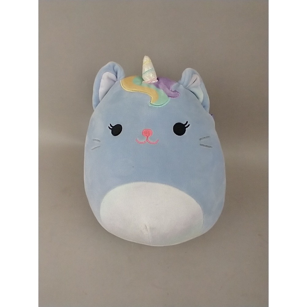 Squishmallows Clarice the Caticorn Blue Cat Unicorn Plush 10 Inch 2021 Q042